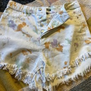 NWOT Wilde Fable Highest Rise Tie Dye Shorts